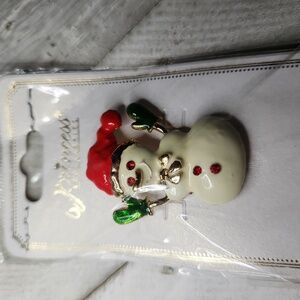 Vintage Princess Accessories Snowman ⛄️ Brooch